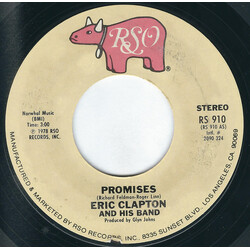 Eric Clapton And His Band Promises / Watch Out For Lucy USED VINYL 7INCH 45 RPM SINGLE STYRENE STEREO
