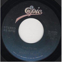 Mickey Gilley Talk To Me / Honky Tonkin' (I Guess I Done Me Some) USED VINYL 7INCH 45 RPM SINGLE STYRENE STEREO