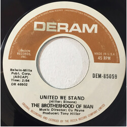 Brotherhood Of Man United We Stand USED VINYL 7INCH 45 RPM SINGLE STYRENE