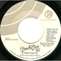 Carole King Nightingale USED VINYL 7INCH 45 RPM SINGLE STYRENE