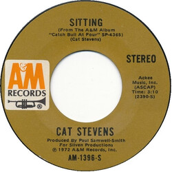 Cat Stevens Sitting USED VINYL 7INCH 45 RPM SINGLE STYRENE STEREO