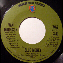 Van Morrison Blue Money USED VINYL 7INCH 45 RPM SINGLE STYRENE
