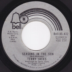 Terry Jacks Seasons In The Sun USED VINYL 7INCH 45 RPM SINGLE STYRENE