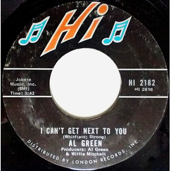 Al Green I Can't Get Next To You / Ride Sally Ride USED VINYL 7INCH 45 RPM SINGLE STYRENE