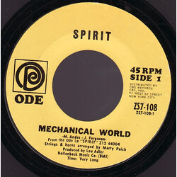 Spirit (8) Mechanical World USED VINYL 7INCH 45 RPM SINGLE STYRENE