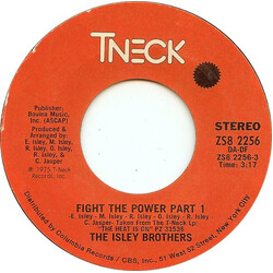 The Isley Brothers Fight The Power USED VINYL 7INCH 45 RPM SINGLE STYRENE STEREO