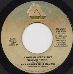 Raydio A Woman Needs Love (Just Like You Do) USED VINYL 7INCH 45 RPM SINGLE STYRENE