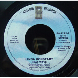 Linda Ronstadt Heat Wave USED VINYL 7INCH SINGLE STYRENE