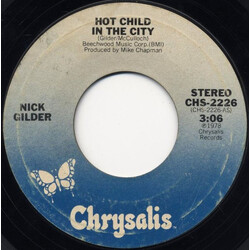Nick Gilder Hot Child In The City USED VINYL 7INCH 45 RPM SINGLE STYRENE STEREO