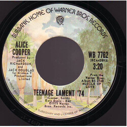 Alice Cooper Teenage Lament '74 USED VINYL 7INCH 45 RPM SINGLE STYRENE