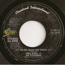 Jim Steinman Rock And Roll Dreams Come Through USED VINYL 7INCH 45 RPM SINGLE STYRENE STEREO