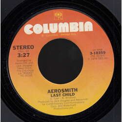 Aerosmith Last Child / Combination USED VINYL 7INCH 45 RPM SINGLE STYRENE STEREO