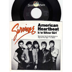 Survivor American Heartbeat USED VINYL 7INCH 45 RPM SINGLE STYRENE