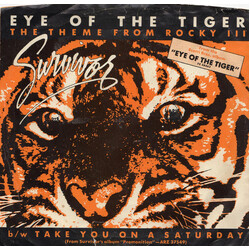 Survivor Eye Of The Tiger USED VINYL 7INCH 45 RPM SINGLE STYRENE