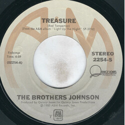 Brothers Johnson Treasure USED VINYL 7INCH 45 RPM SINGLE STYRENE