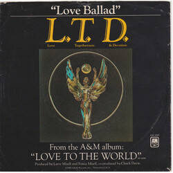 L.T.D. Love Ballad / Let The Music Keep Playing USED VINYL 7INCH 45 RPM SINGLE STYRENE