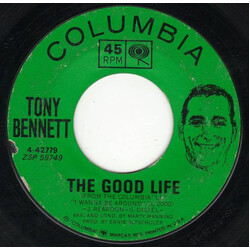 Tony Bennett The Good Life / Spring In Manhattan USED VINYL 7INCH 45 RPM SINGLE