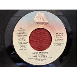 Air Supply Lost In Love USED VINYL 7INCH 45 RPM SINGLE STYRENE
