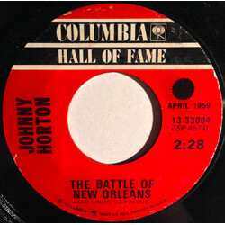 Johnny Horton The Battle Of New Orleans / North To Alaska USED VINYL 7INCH 45 RPM SINGLE