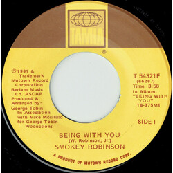 Smokey Robinson Being With You USED VINYL 7INCH 45 RPM SINGLE