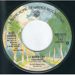 Alice Cooper I Never Cry USED VINYL 7INCH 45 RPM SINGLE