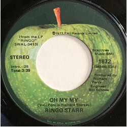 Ringo Starr Oh My My USED VINYL 7INCH 45 RPM SINGLE