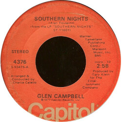 Glen Campbell Southern Nights USED VINYL 7INCH 45 RPM SINGLE STEREO