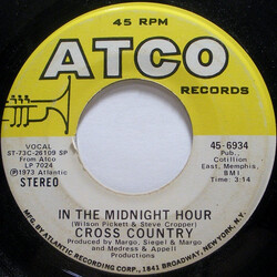 Cross Country In The Midnight Hour / A Smile Song USED VINYL 7INCH 45 RPM