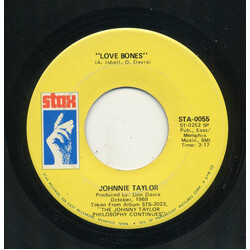 Johnnie Taylor Love Bones USED VINYL 7INCH