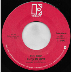 Mel Tillis Blind In Love / Black Jack, Water Back USED VINYL 7INCH 45 RPM