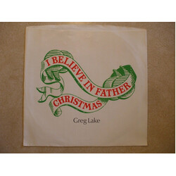 Greg Lake I Believe In Father Christmas VINYL 7" USED
