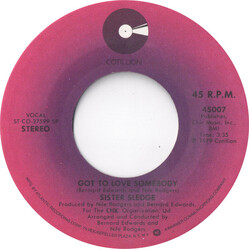 Sister Sledge Got To Love Somebody USED VINYL 7INCH 45 RPM STEREO