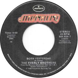 Everly Brothers Born Yesterday USED VINYL 7INCH 45 RPM