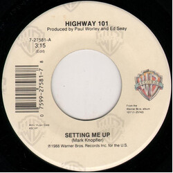 Highway 101 Setting Me Up USED VINYL 7INCH 45 RPM SINGLE