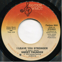 Sweet Thunder I Leave You Stronger USED VINYL 7INCH 45 RPM
