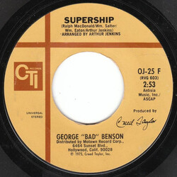 George Benson Supership USED VINYL 7INCH 45 RPM STYRENE