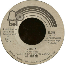 Al Green Guilty USED VINYL 7INCH 45 RPM STYRENE