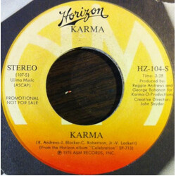 Karma (9) Karma USED VINYL 7INCH 45 RPM STYRENE STEREO