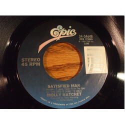 Molly Hatchet Satisfied Man USED VINYL 7INCH 45 RPM STYRENE