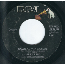 Jerry Reed Down On The Corner USED VINYL 7INCH 45 RPM SINGLE STYRENE STEREO