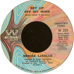 Denise LaSalle Get Up Off My Mind / The Best Thing I Ever Had USED VINYL 7INCH 45 RPM STYRENE STEREO