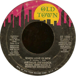 Arthur Prysock When Love Is New / All I Need Is You Tonight USED VINYL 7INCH 45 RPM STYRENE