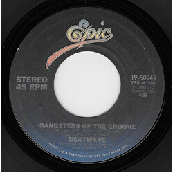 Heatwave Gangsters Of The Groove USED VINYL 7INCH 45 RPM STYRENE
