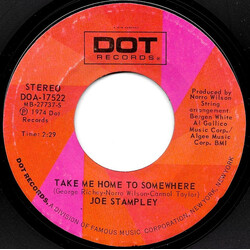 Joe Stampley Take Me Home To Somewhere USED VINYL 7INCH 45 RPM STYRENE