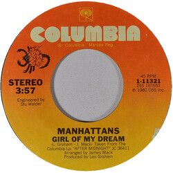 Manhattans Girl Of My Dream / The Closer You Are USED VINYL 7INCH 45 RPM STYRENE