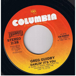 Greg Guidry Goin' Down USED VINYL 7INCH 45 RPM STYRENE