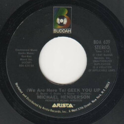 Michael Henderson (We Are Here To) Geek You Up / Come To Me USED VINYL 7INCH 45 RPM STYRENE