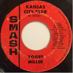 Roger Miller Kansas City Star USED VINYL 7INCH 45 RPM STYRENE