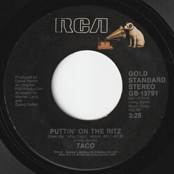 Taco Puttin' On The Ritz / Cheek To Cheek USED VINYL 7INCH 45 RPM STYRENE STEREO