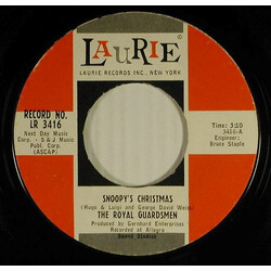 The Royal Guardsmen Snoopy's Christmas / It Kinda Looks Like Christmas USED VINYL 7INCH 45 RPM STYRENE